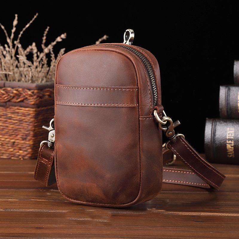 Men Genuine Leather Waist Bag Male Small Vintage Mesenger Men's Real Belt Easy Travel Fanny Shoulder Bags, Brown
Men Genuine Leather Waist Bag Male Small Vintage Mesenger Men's Real Belt Easy Travel Fanny Shoulder Bags, Brown