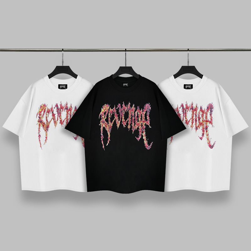 Mens Designer T Shirts Revenge Flame Letter Vintage Tee High Street Casual O-neck Short Sleeve, White;black
Mens Designer T Shirts Revenge Flame Letter Vintage Tee High Street Casual O-neck Short Sleeve, White;black
