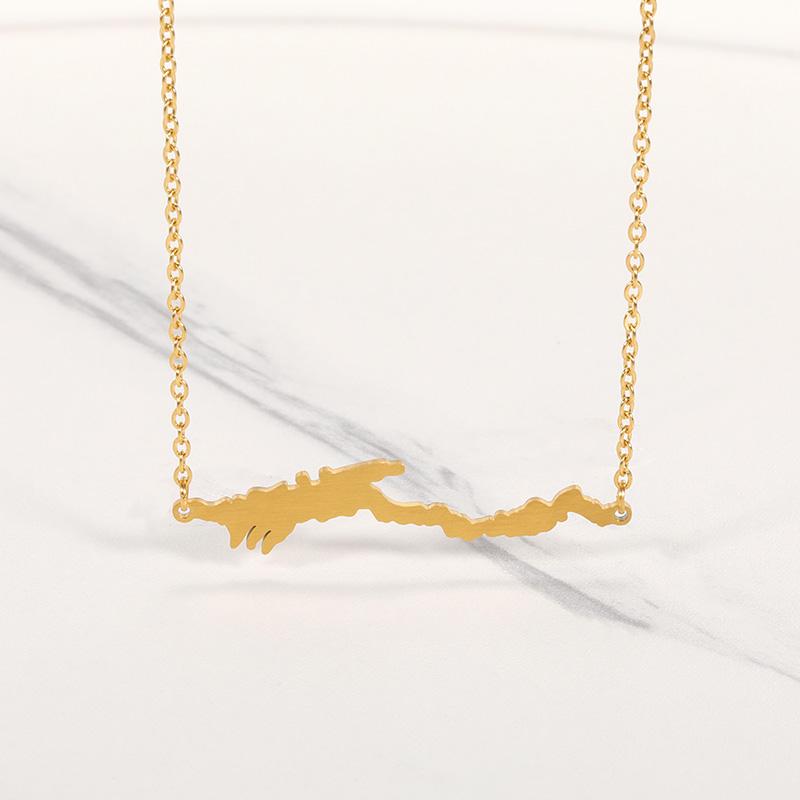 Pendant Necklaces Stainless Steel Map Necklace Gold Silver Irregular For Women Men Fashion Simple Charm Chain Jewelry Gifts
Pendant Necklaces Stainless Steel Map Necklace Gold Silver Irregular For Women Men Fashion Simple Charm Chain Jewelry Gifts