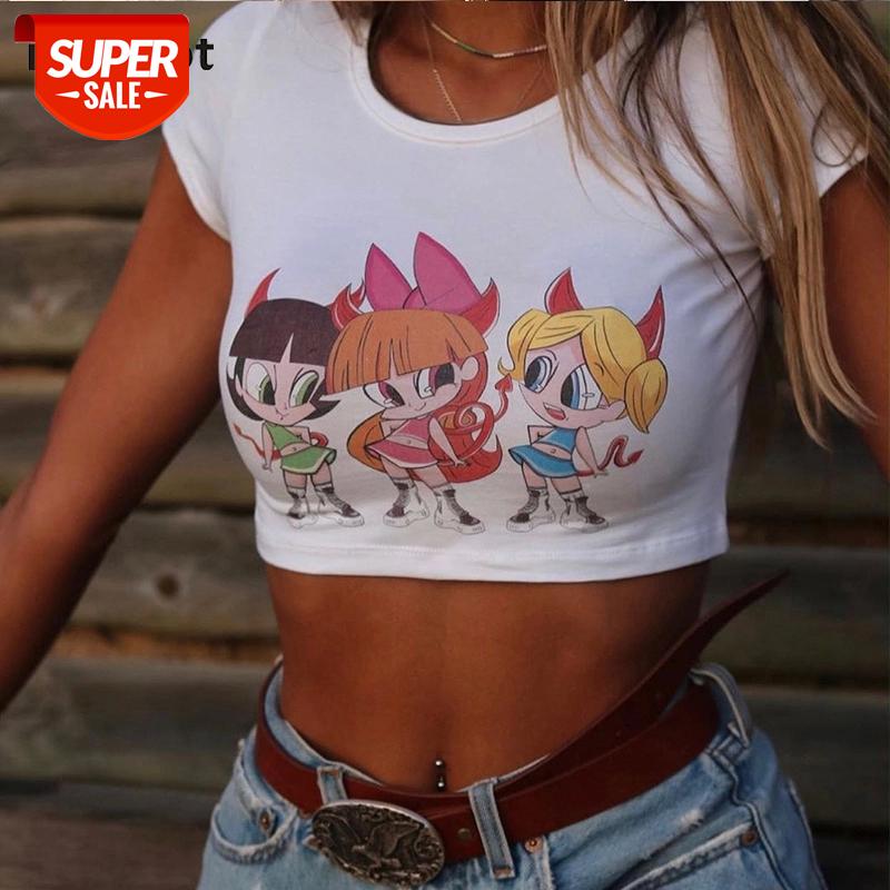 Cartoon Cute Print T-shirt Short Sleeve Summer Crop Top Cotton O-neck Streetwear Casual Tee Women Harajuku #gw1i, White
Cartoon Cute Print T-shirt Short Sleeve Summer Crop Top Cotton O-neck Streetwear Casual Tee Women Harajuku #gw1i, White