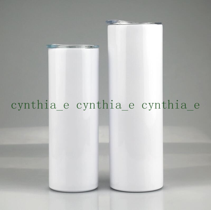 20oz 30oz Blank Sublimation Straight Tumblers Stainless Steel White Skinny Cup With Lid and Plastic Straw
20oz 30oz Blank Sublimation Straight Tumblers Stainless Steel White Skinny Cup With Lid and Plastic Straw