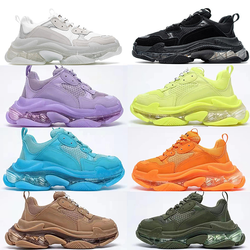 2022 Crystal Bottom Paris 17FW Triple S Women Mens Casual Shoes Vintage Dad Platform Tripler Black White Sports Outdoor Trainers Sneakers Clear Sole Shoe Size 36-45, 1 36-39
2022 Crystal Bottom Paris 17FW Triple S Women Mens Casual Shoes Vintage Dad Platform Tripler Black White Sports Outdoor Trainers Sneakers Clear Sole Shoe Size 36-45, 1 36-39