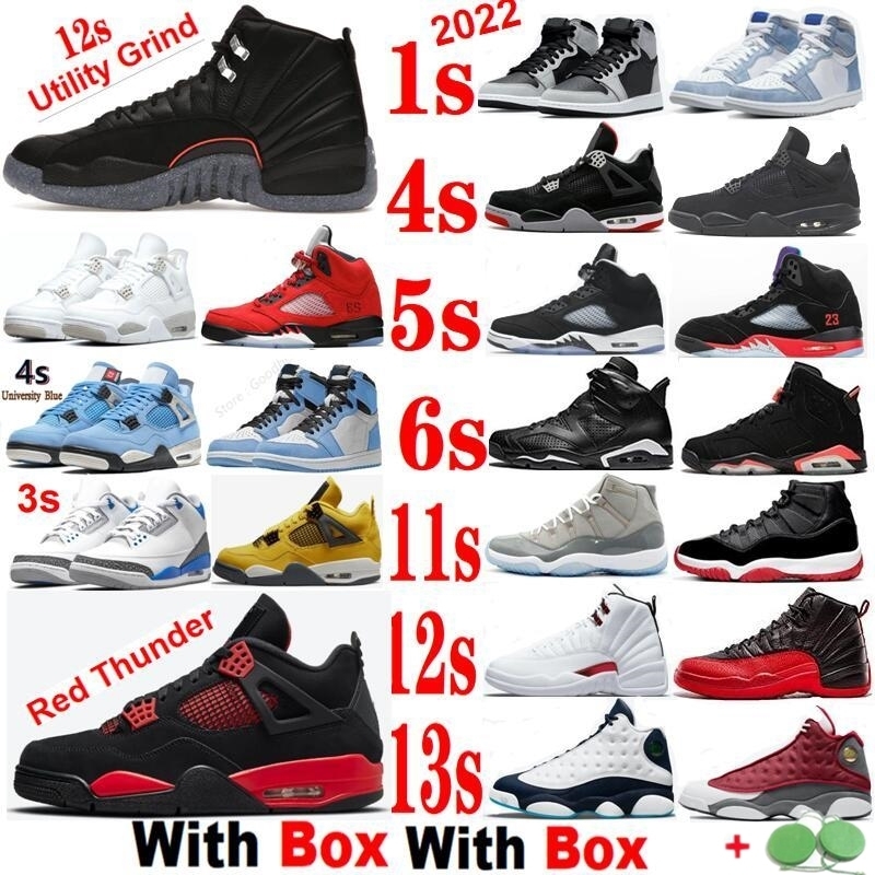 Bred Patent 1s 2022 Basketball shoes Bluebird 5s Sneakers Pine Green 3s Utility Black 12s Moonlight 5 Red Thunder 4s Space Jam 11 Raging, Color-18
Bred Patent 1s 2022 Basketball shoes Bluebird 5s Sneakers Pine Green 3s Utility Black 12s Moonlight 5 Red Thunder 4s Space Jam 11 Raging, Color-18