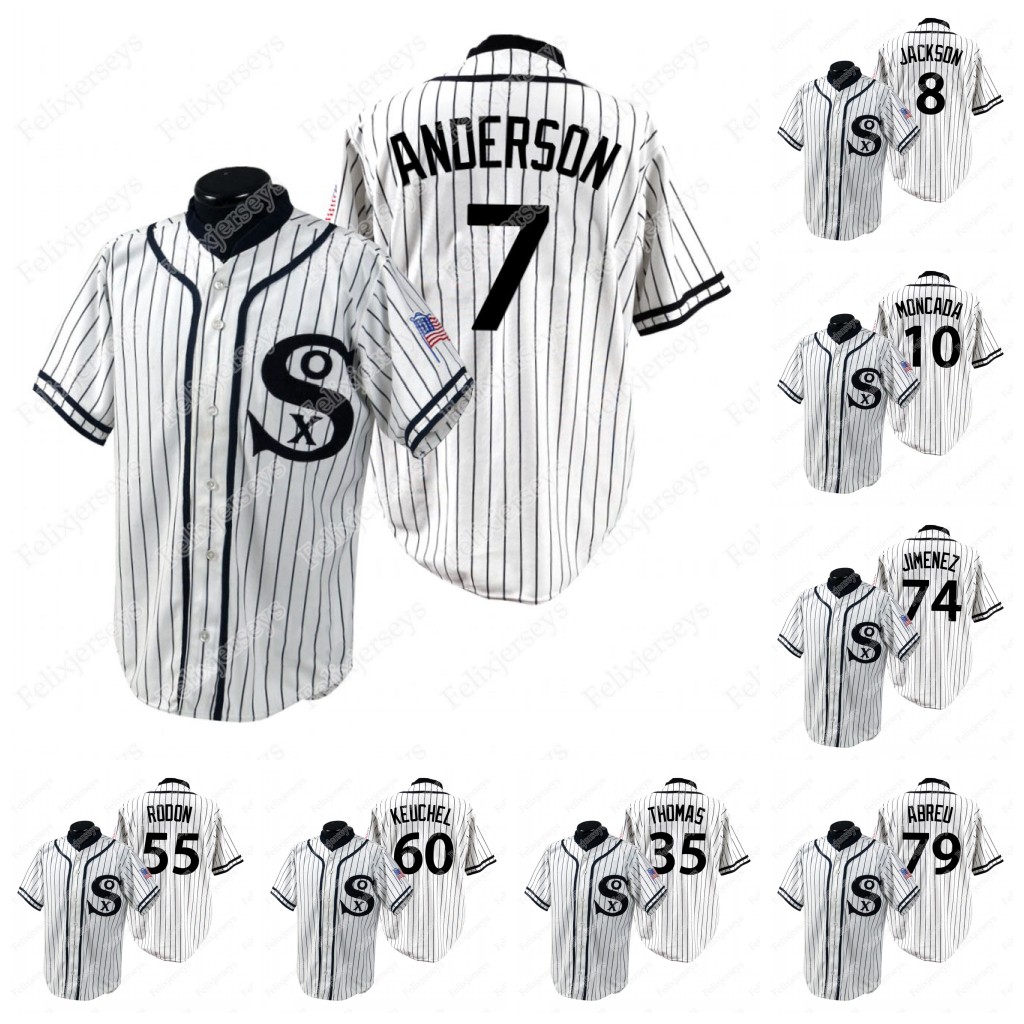 7 Tim Anderson 1990 Turn Back the Clock Jersey Jose Abreu Eloy Jimenez Yoan Moncada Bo Jackson Dallas Keuchel Frank Thomas Carlos Rodon, 57
7 Tim Anderson 1990 Turn Back the Clock Jersey Jose Abreu Eloy Jimenez Yoan Moncada Bo Jackson Dallas Keuchel Frank Thomas Carlos Rodon, 57