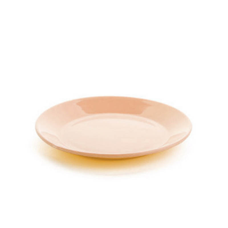 1Pcs Kitchen Tableware Snack Plate Plastic Food Grade Fruit Dish Small Flat Plates Colorful