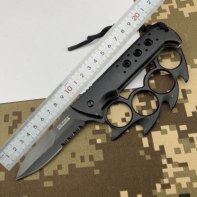TAC FORCE TF-793 Folding Muti-function Folding Knife Brass knuckles outdoor camping self-defense tool knife stainless steel knife EDC Tools Collection
TAC FORCE TF-793 Folding Muti-function Folding Knife Brass knuckles outdoor camping self-defense tool knife stainless steel knife EDC Tools Collection