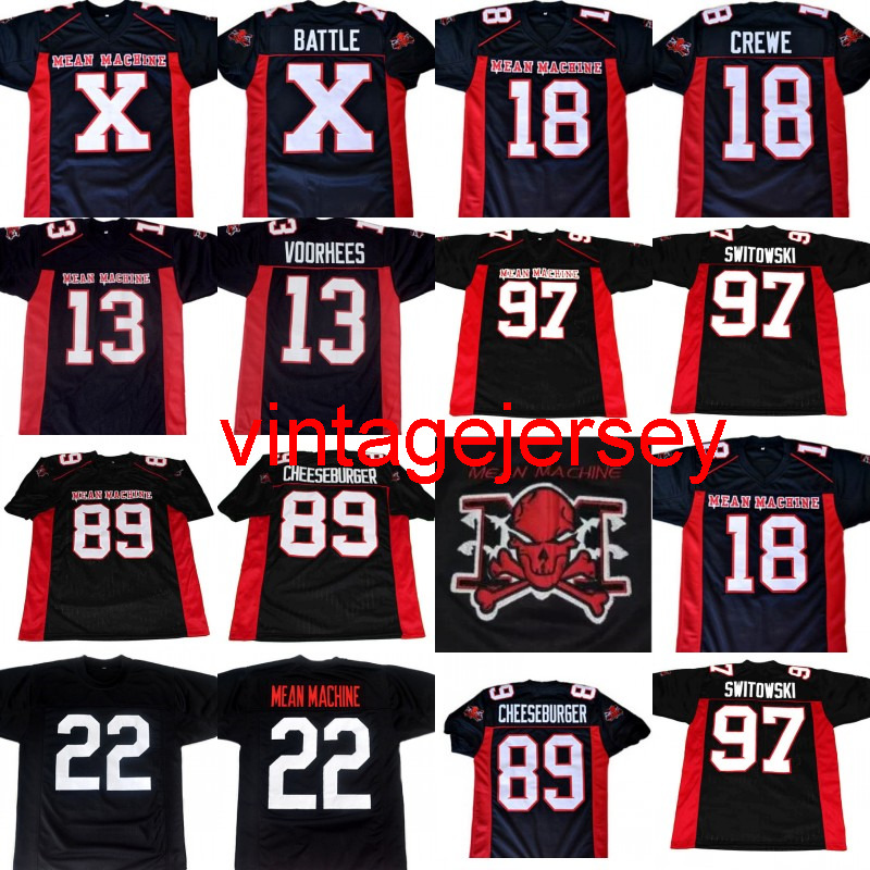 Longest Yard Movie Jersey Batte X Jason Voorhees Mean Machine Paul CREWE CHEESEBURGER 100% Stitched Custom Retro Football Jerseys Black, X black
Longest Yard Movie Jersey Batte X Jason Voorhees Mean Machine Paul CREWE CHEESEBURGER 100% Stitched Custom Retro Football Jerseys Black, X black