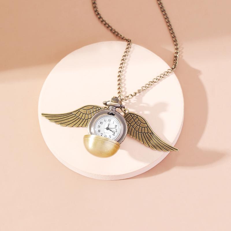 Pendant Necklaces Arrival Men And Women Fashion Necklace With Wacth Bronze Wing Accessories Personality Gift Jewelry, Silver
Pendant Necklaces Arrival Men And Women Fashion Necklace With Wacth Bronze Wing Accessories Personality Gift Jewelry, Silver