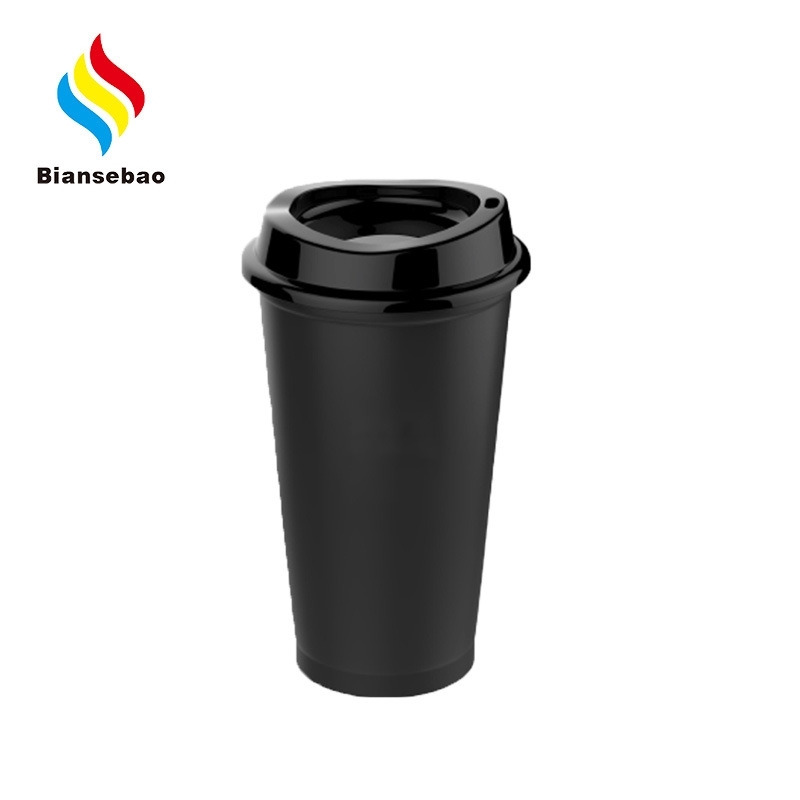 16oz color with cover black transparent plastic heat change design coffee breakfast cup, Thermochromic cup
16oz color with cover black transparent plastic heat change design coffee breakfast cup, Thermochromic cup