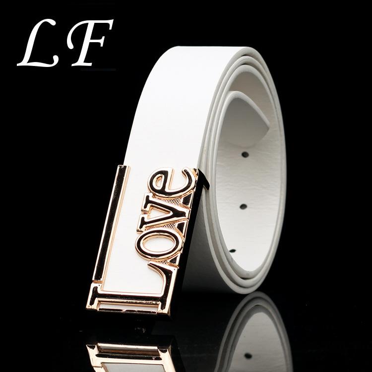 Belts Fashion Men's And Women's LOVE Buckle Belt Core Pull Screw Wild Letters Smooth, Black;brown
Belts Fashion Men's And Women's LOVE Buckle Belt Core Pull Screw Wild Letters Smooth, Black;brown