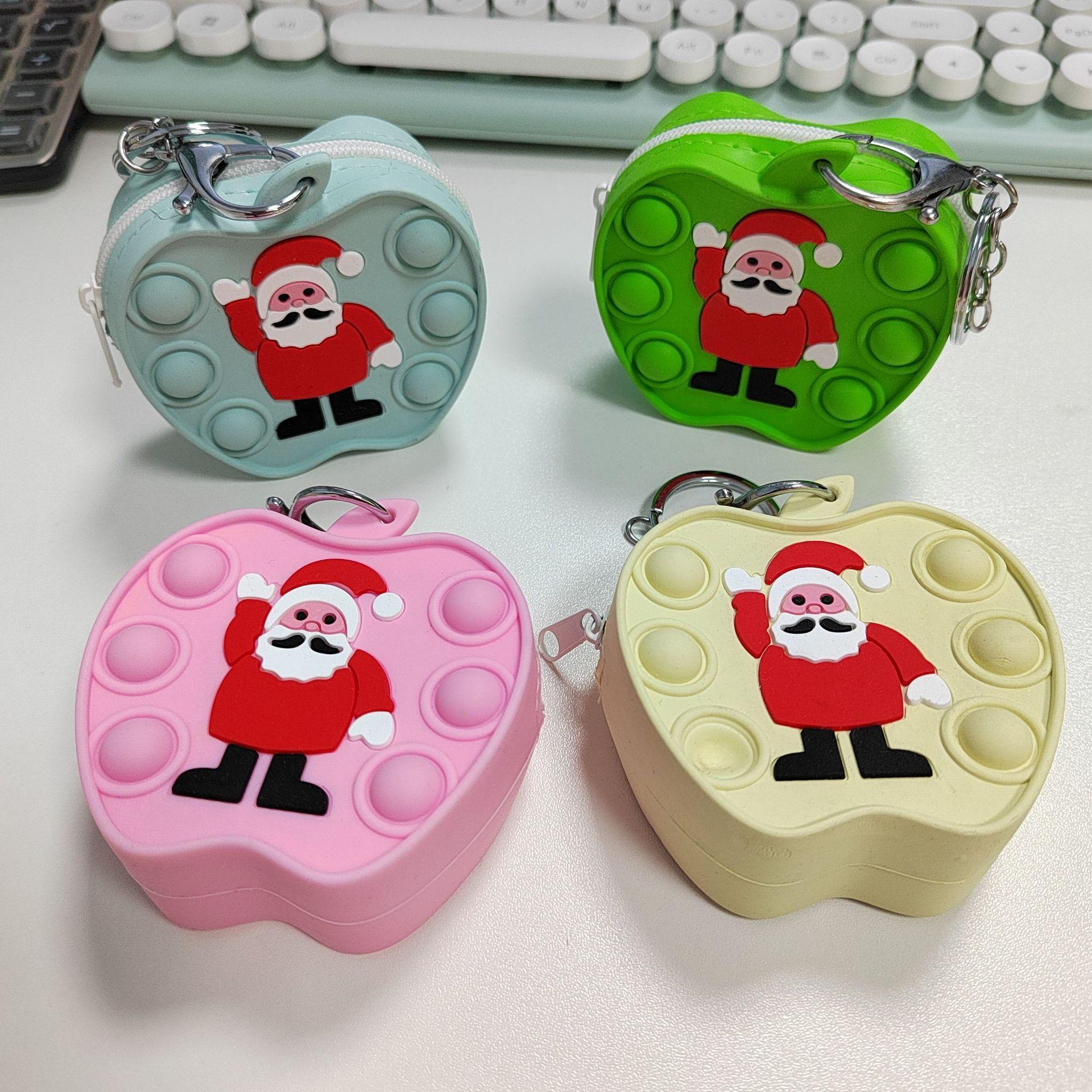 Fidget Toys Push Its Pops Bubble Christmas Rainbow Coin Purse pocket wallet Anti-Stress Decompression Silicone Anime Kawaii Kids Santa Claus Gift
Fidget Toys Push Its Pops Bubble Christmas Rainbow Coin Purse pocket wallet Anti-Stress Decompression Silicone Anime Kawaii Kids Santa Claus Gift