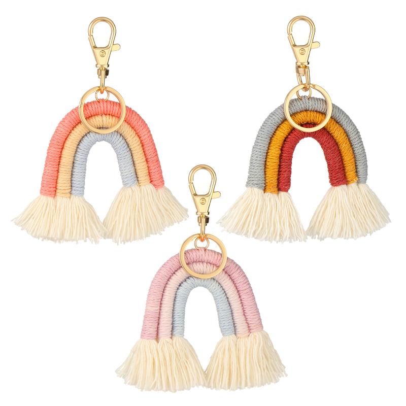 Keychains TURELOVE,Boho Rainbow Tassel Diffuser Keychain Mixed Colors Car Keyring Holder Bag Wallet Purse Decor Art Key Chain, Silver
Keychains TURELOVE,Boho Rainbow Tassel Diffuser Keychain Mixed Colors Car Keyring Holder Bag Wallet Purse Decor Art Key Chain, Silver