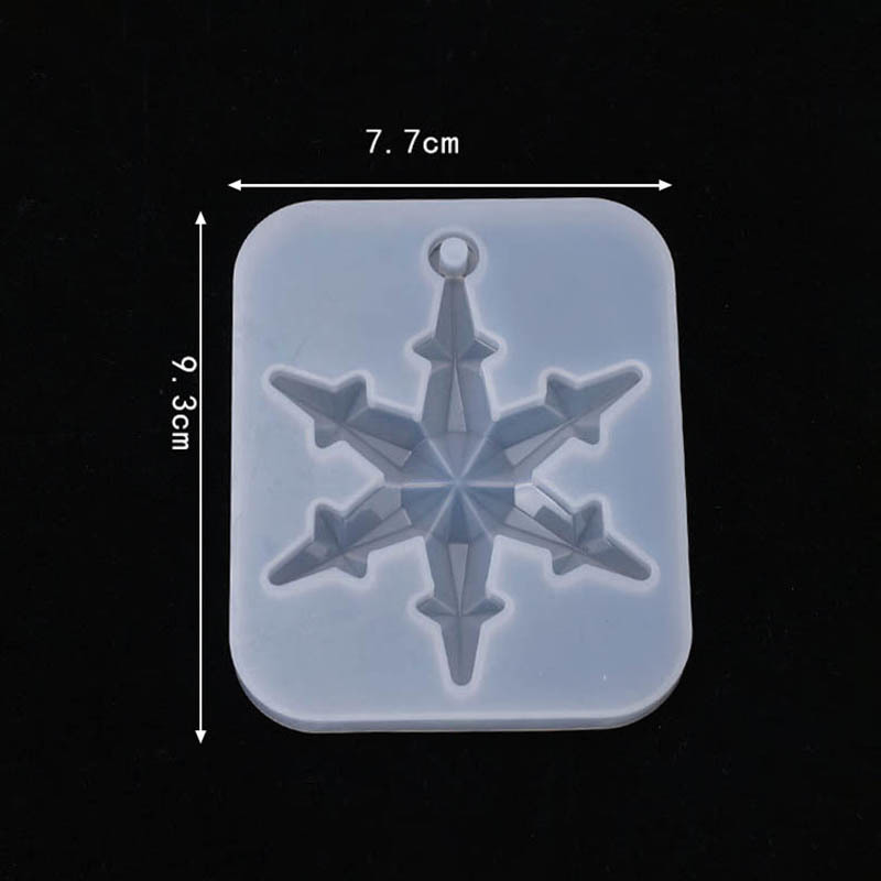 1Pcs Christmas Ornament Cake Mould Transparent Multi Purpose Silicone Craft Jewelry Making Soft DIY Handmade Tools