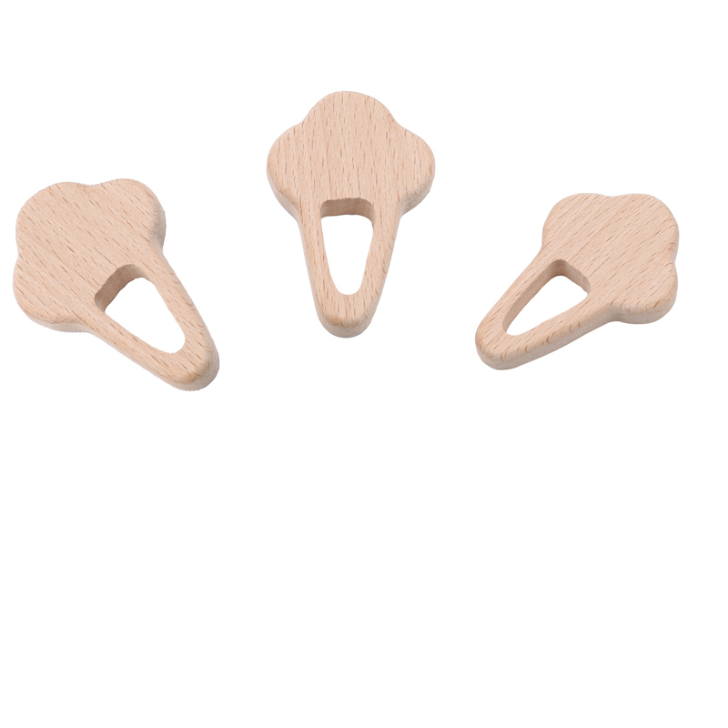 Wooden Teether Jewelry Accessories Baby Beech Ice Cream Shape Food Grade Infant Nursing Teething Pendants Molar Toy
Wooden Teether Jewelry Accessories Baby Beech Ice Cream Shape Food Grade Infant Nursing Teething Pendants Molar Toy