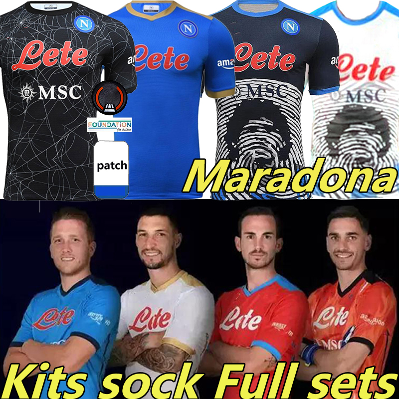 21/22 Maradona Napoli soccer jerseys Halloween Naples football shirt 2021 2022 fourth Osimhen KOULIBALY INSIGNE MERTENS Matteo Politano Lozano Kits sock Full sets
21/22 Maradona Napoli soccer jerseys Halloween Naples football shirt 2021 2022 fourth Osimhen KOULIBALY INSIGNE MERTENS Matteo Politano Lozano Kits sock Full sets