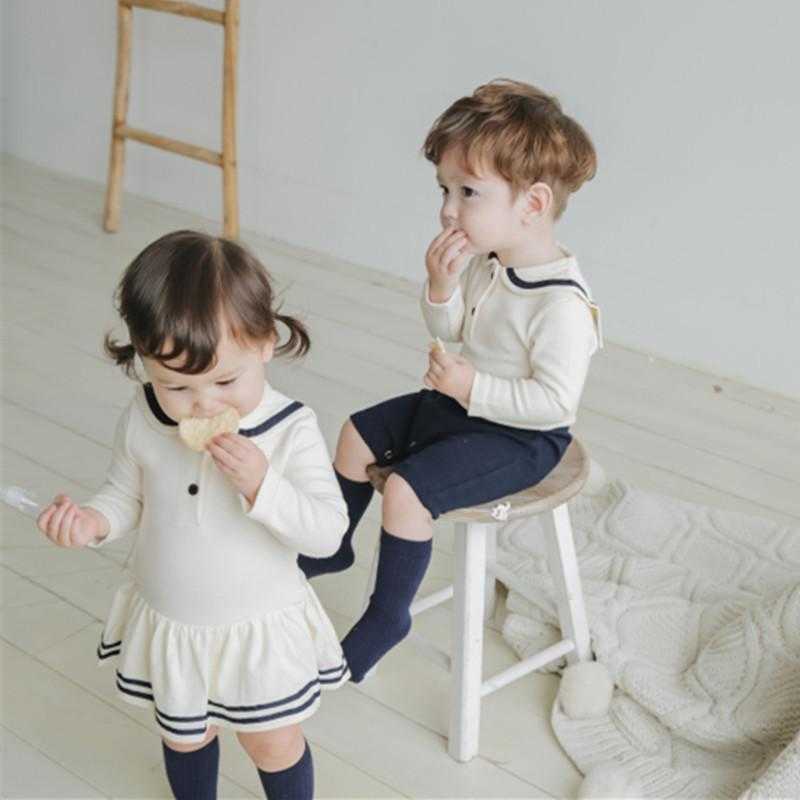 Matching Toddler Jumpsuit and Spanish Cotton Dress for Baby Boys and Girls S2548