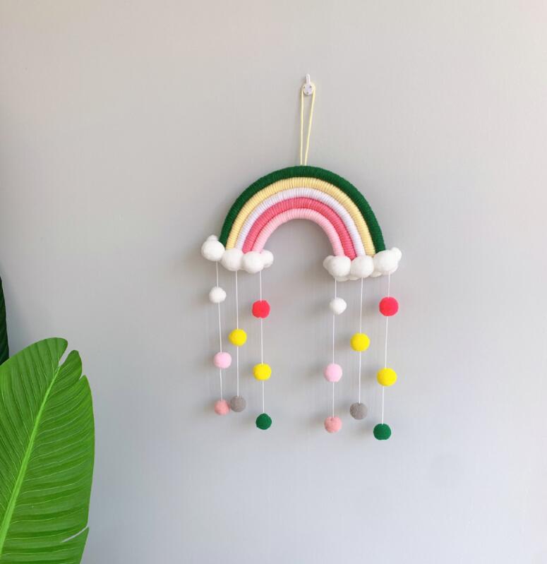 Woven Cloud Rainbow Hanging Decoration INS Nordic Style Home Wall Decor Children Room Pendant YL501
Woven Cloud Rainbow Hanging Decoration INS Nordic Style Home Wall Decor Children Room Pendant YL501