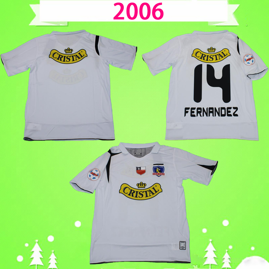 colo colo retro 2006 2007 soccer jerseys Argentina csd home white Vintage Camiseta de fútbol Classic 06 07 fernrndez football shirts 
colo colo retro 2006 2007 soccer jerseys Argentina csd home white Vintage Camiseta de fútbol Classic 06 07 fernrndez football shirts