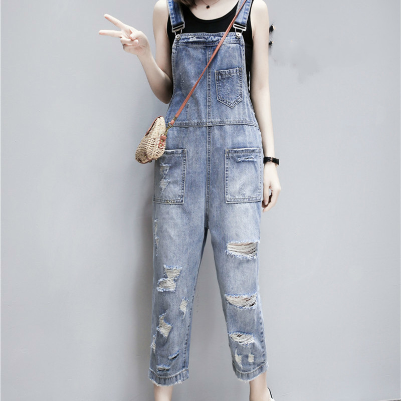 Women' Jumpsuits & Rompers Women Slim Moveable Strap Casual Ripped Holes Denim Overalls Fashion Blue Jean Jumpsuit XS-2XL MCQM, Cowboy blue
Women' Jumpsuits & Rompers Women Slim Moveable Strap Casual Ripped Holes Denim Overalls Fashion Blue Jean Jumpsuit XS-2XL MCQM, Cowboy blue