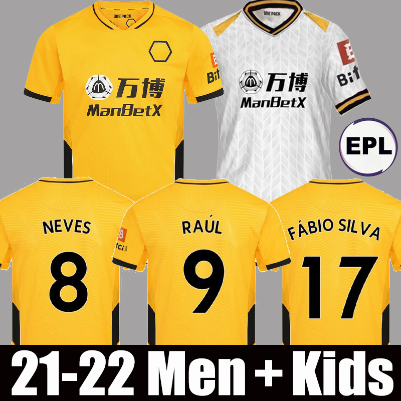 21 22 Wolves soccer jersey NEVES RAUL 2021 2022 ADAMA FÁBIO SILVA PODENCE Soccer Shirt OTTO football shirt men + kids kit uniforms, Black;yellow
21 22 Wolves soccer jersey NEVES RAUL 2021 2022 ADAMA FÁBIO SILVA PODENCE Soccer Shirt OTTO football shirt men + kids kit uniforms, Black;yellow