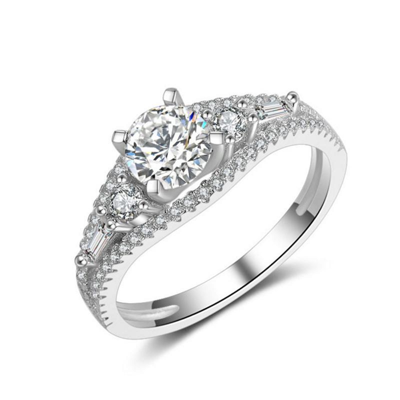Cluster Rings 925 Silver Color VS2 Diamond Ring For Women Anillos Wedding Bizuteria White Topaz Jewelry Gemstone, Golden;silver
Cluster Rings 925 Silver Color VS2 Diamond Ring For Women Anillos Wedding Bizuteria White Topaz Jewelry Gemstone, Golden;silver