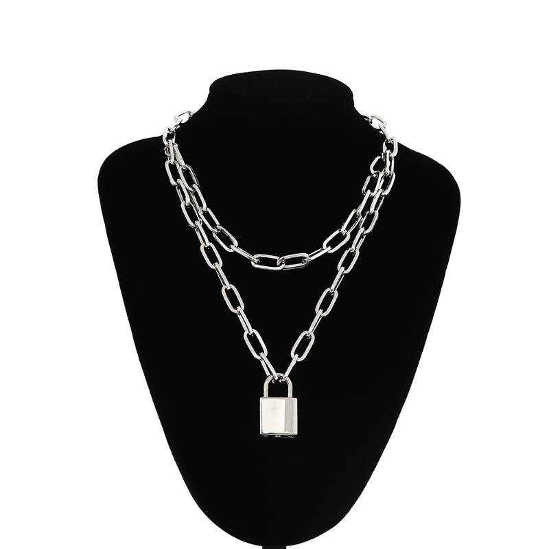 Chains Lock Chain Necklace With A Padlock Pendants For Women Men Punk Jewelry On The Neck 2021 Grunge Aesthetic Egirl Eboy Accessories
Chains Lock Chain Necklace With A Padlock Pendants For Women Men Punk Jewelry On The Neck 2021 Grunge Aesthetic Egirl Eboy Accessories