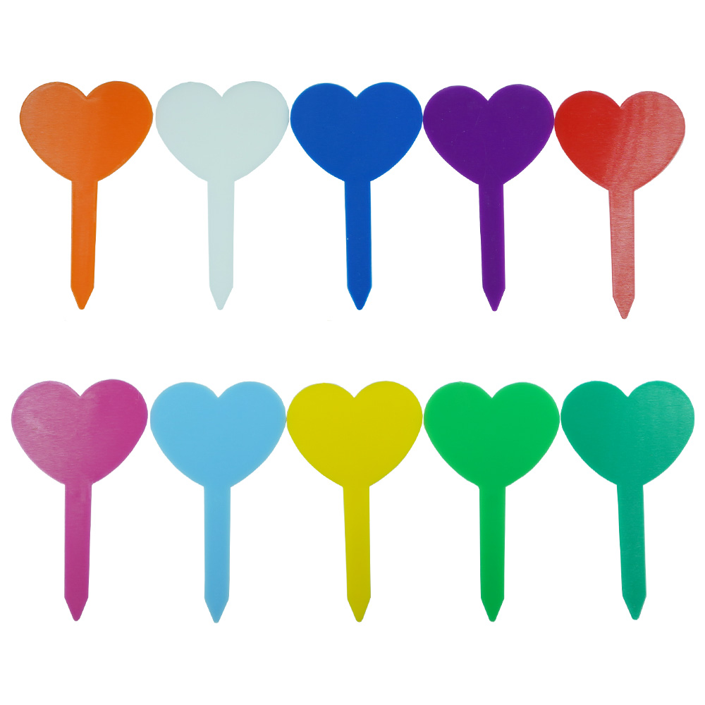 Garden Plant Heart Shape Plastic Waterproof Thick Tags Reusable Nursery Flower Potted Vegetables Herb Labels Markers Sign Stake
Garden Plant Heart Shape Plastic Waterproof Thick Tags Reusable Nursery Flower Potted Vegetables Herb Labels Markers Sign Stake