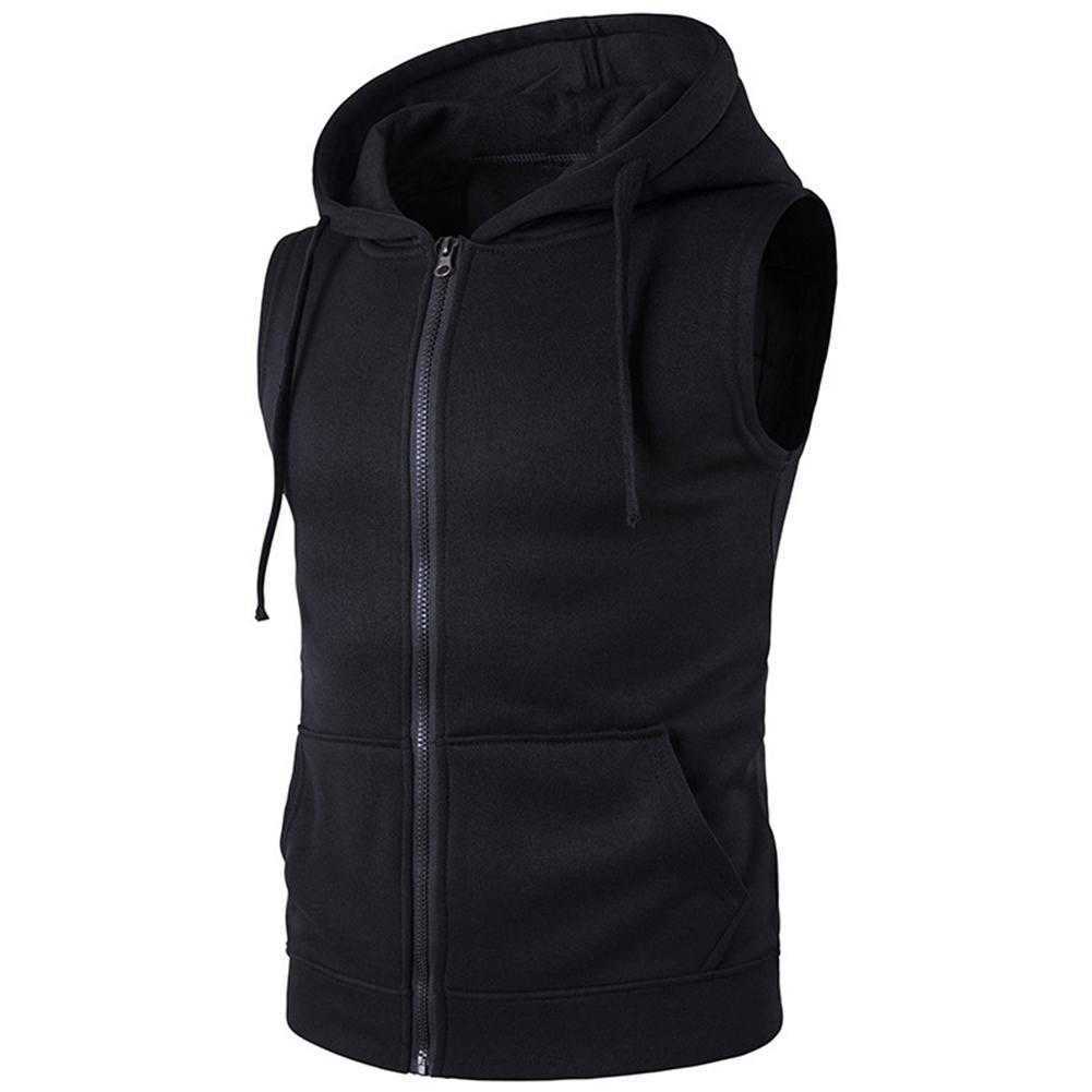 Men Fashion Vests Solid Color Vest Jacket Zipper Pockets Waistcoat Sleeveless Hoodies 2021 Men's Clothing H0823, Black;white
Men Fashion Vests Solid Color Vest Jacket Zipper Pockets Waistcoat Sleeveless Hoodies 2021 Men's Clothing H0823, Black;white
