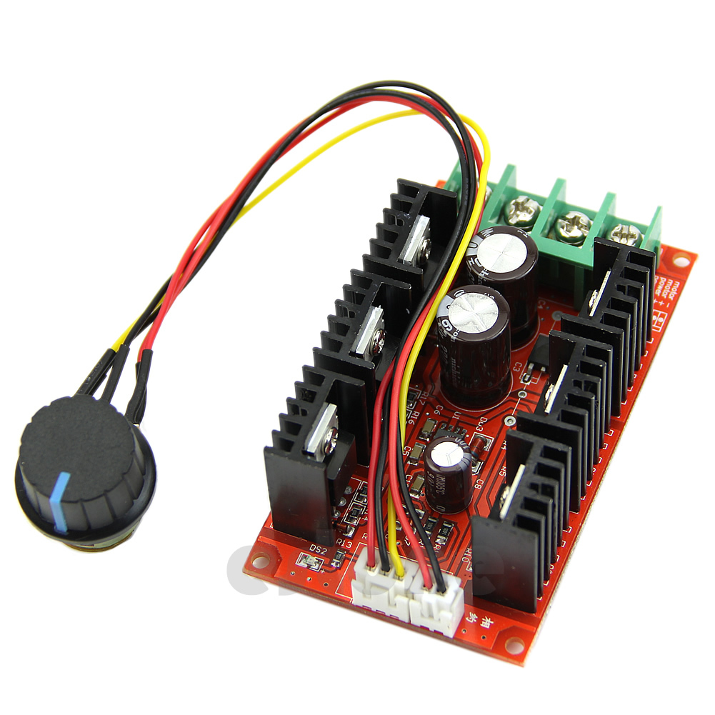 Ootdty 12V 24V 48V 2000W Max 10-50V 40A Dc Motor Speed Control Pwm hho Rc Controller