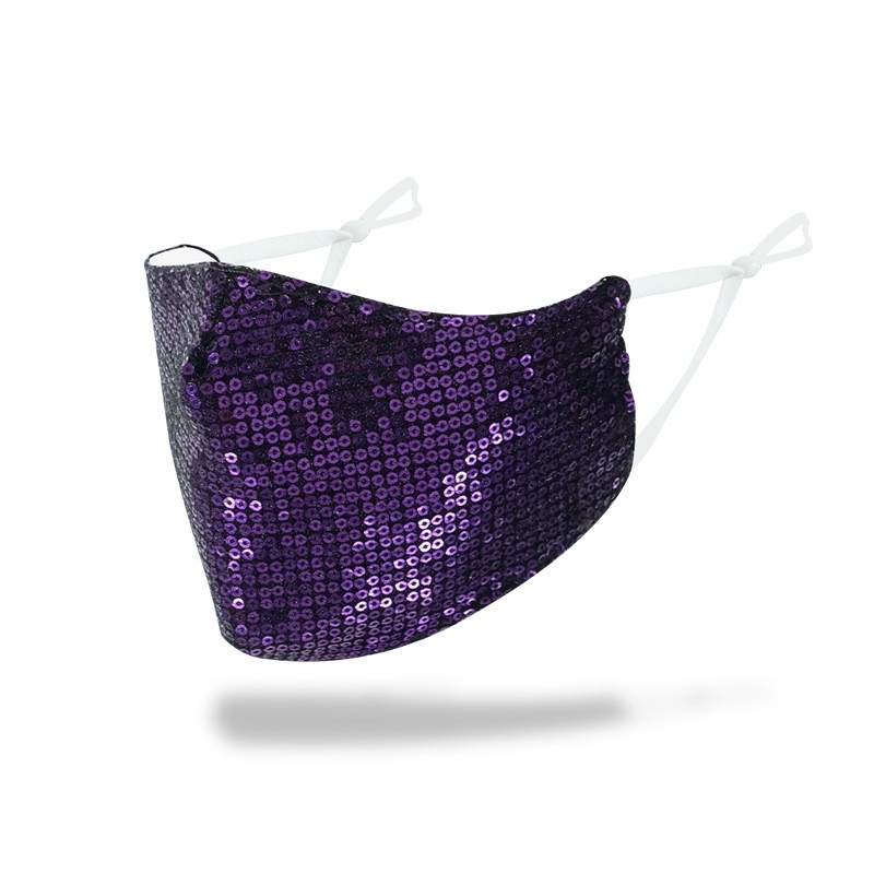 Face Mask Fashion Lady Salon Bling Bling Paillette Sequin Designer Luxury Mask Washable Reusable Protective With Adjustable rope 395 V2
Face Mask Fashion Lady Salon Bling Bling Paillette Sequin Designer Luxury Mask Washable Reusable Protective With Adjustable rope 395 V2
