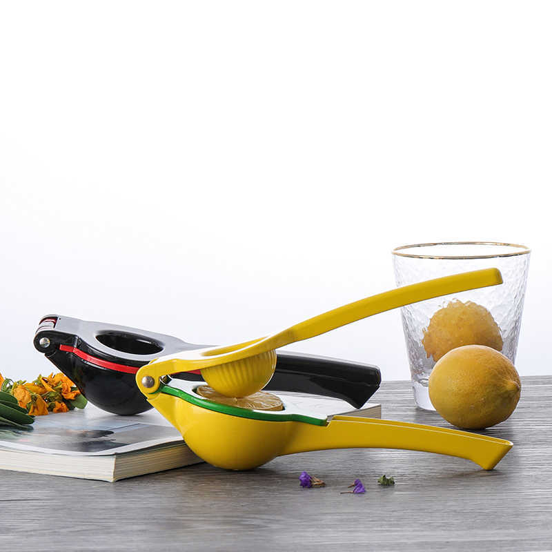 Metal Lemon Squeezer Hend Held Juicer Double Bowl Lime Manual Orange Citrus Press Squeeze Kitchen Tools 210628