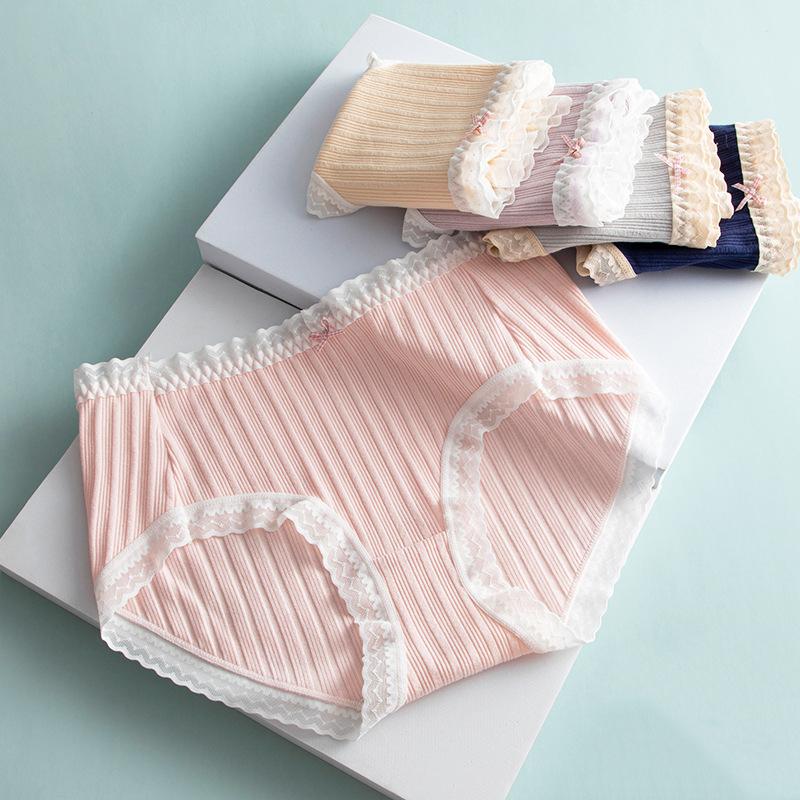 Women's Panties Cotton For Women Soft Stripe Woman Underwear Fashion Shorts Female Underpants Breathable Antibacterial Crotch Briefs, Pink
Women's Panties Cotton For Women Soft Stripe Woman Underwear Fashion Shorts Female Underpants Breathable Antibacterial Crotch Briefs, Pink