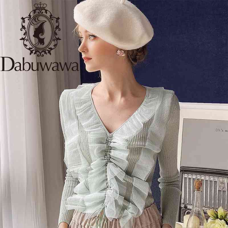 Dabuwawa Sweet Solid V-Neck Sweater Women Autumn Winter Long Sleeve Casual Ruffle Drawstring Knit Pullover Female DT1DJS027 210520, Gray
Dabuwawa Sweet Solid V-Neck Sweater Women Autumn Winter Long Sleeve Casual Ruffle Drawstring Knit Pullover Female DT1DJS027 210520, Gray
