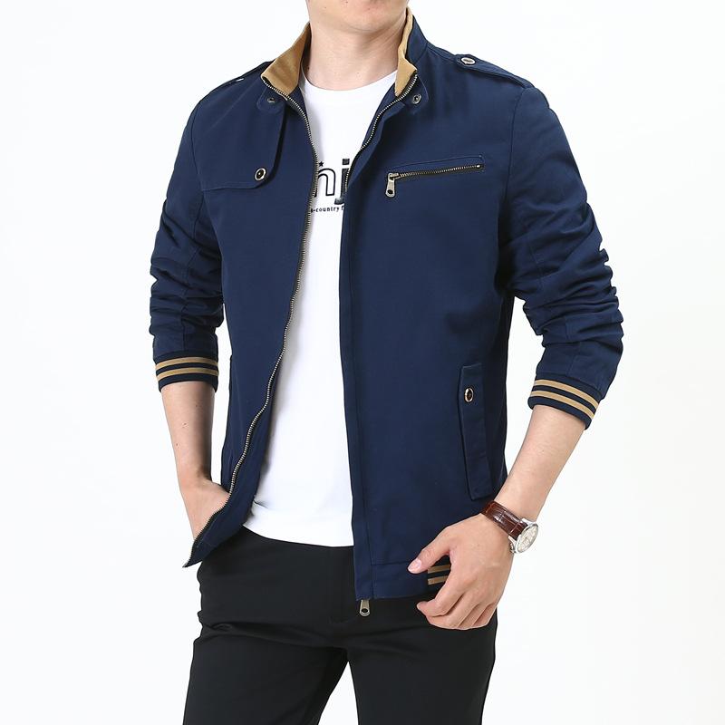 Spring Autumn Casual Fashion Bomber Jacket Men Streetwear Mens Basic Jackets And Coats Windbreaker Man Clothes Clothing Coat Men's