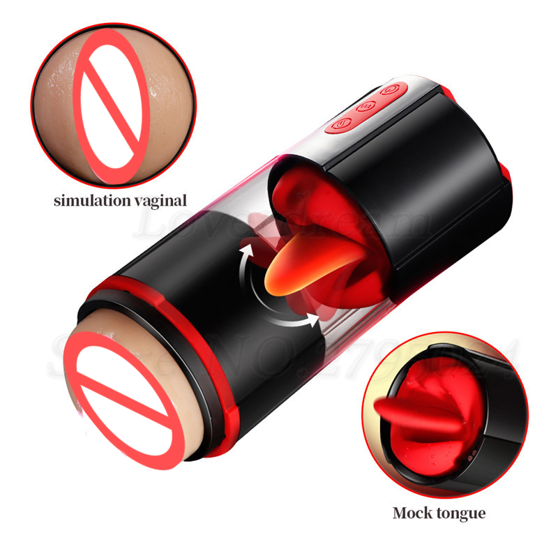 Male Automatic Masturbator Tongue Licking Oral Sex Products Electronic 7 Speeds Vibrator Suck Interactive Voice Simulation Vaginal Multiple Ways
Male Automatic Masturbator Tongue Licking Oral Sex Products Electronic 7 Speeds Vibrator Suck Interactive Voice Simulation Vaginal Multiple Ways