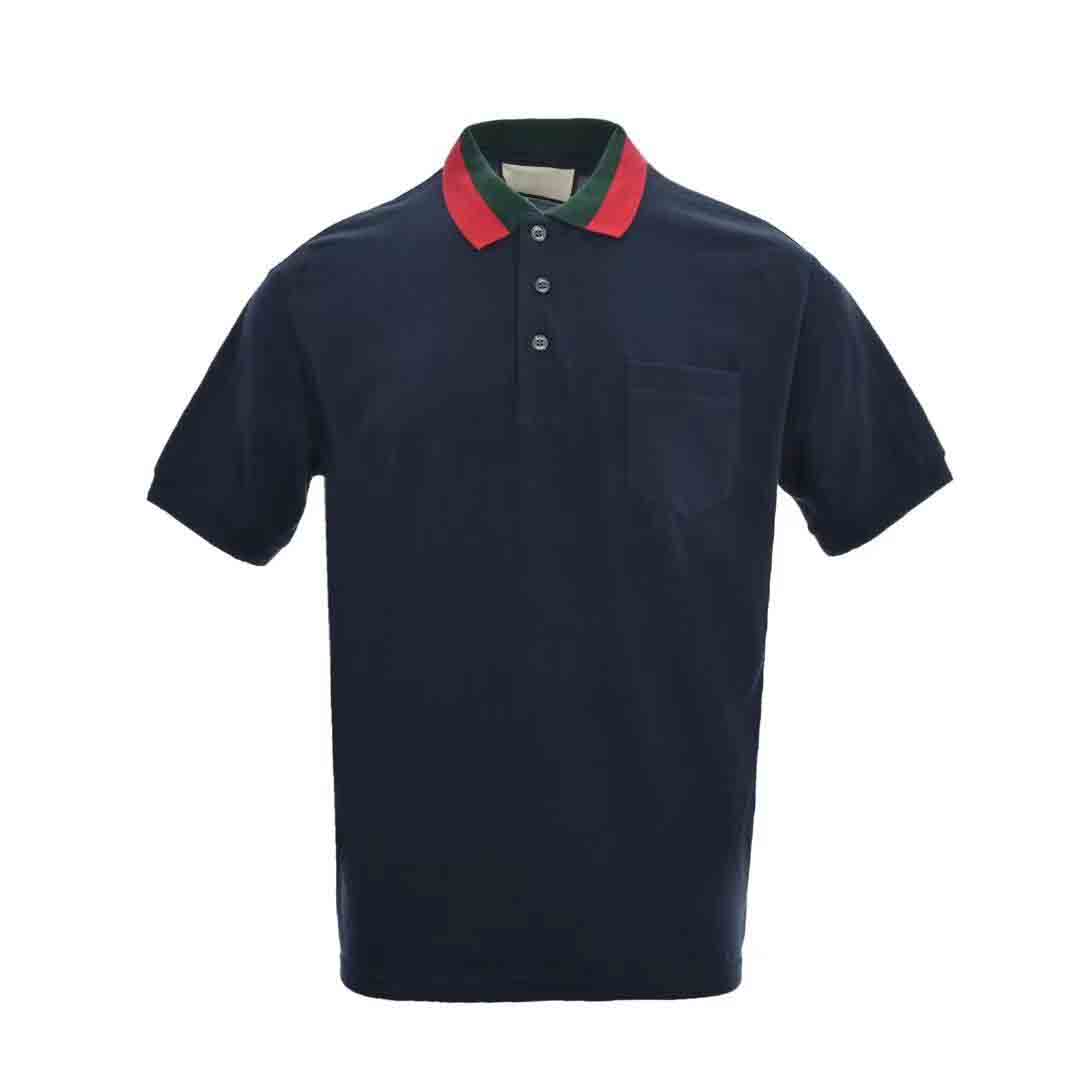 Polo shirt splicing men's casual high-end pique fabric fashion mesh lapel active chip short sleeve women
Polo shirt splicing men's casual high-end pique fabric fashion mesh lapel active chip short sleeve women