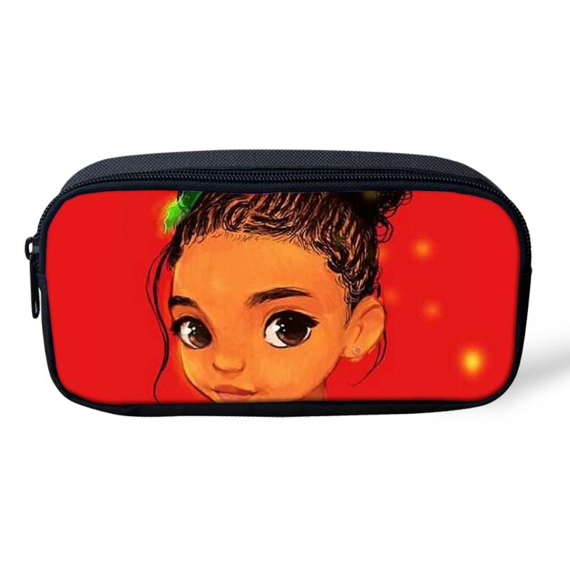 Cartoon Black Girl Kids Pencil Bag Big African School For Teen Girls Boys Children Book Cute Gift Case Cosmetic Bags & Cases
Cartoon Black Girl Kids Pencil Bag Big African School For Teen Girls Boys Children Book Cute Gift Case Cosmetic Bags & Cases