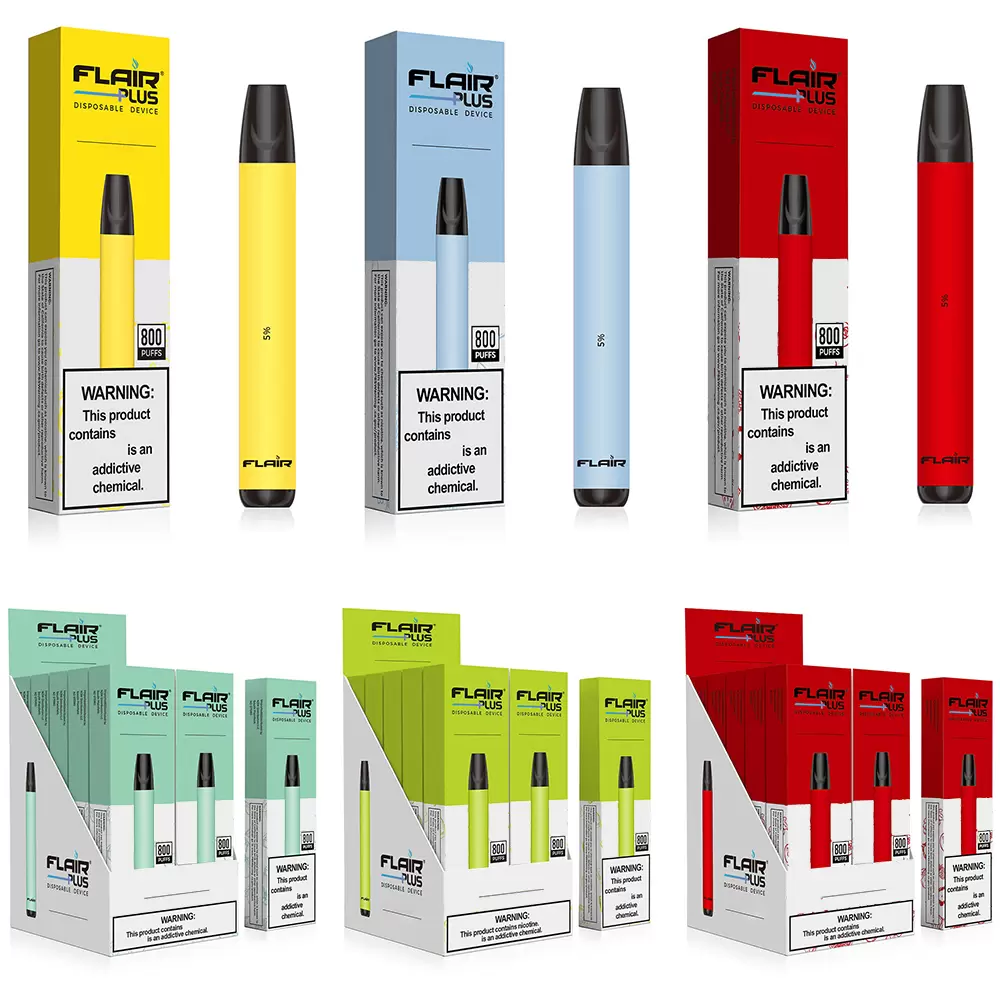 Flair Plus Disposable E cigarettes 800 Puffs Vape Pen 550mAh Battery 3.5ml Pre-filled Cartridge Pod Stick Device Kit Vaporizers max air bar escobar vape puff bang xxl
Flair Plus Disposable E cigarettes 800 Puffs Vape Pen 550mAh Battery 3.5ml Pre-filled Cartridge Pod Stick Device Kit Vaporizers max air bar escobar vape puff bang xxl