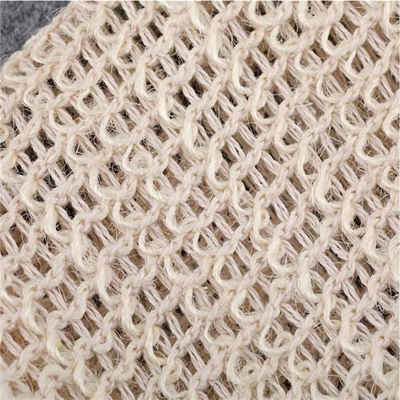 Exfoliating Bags- Natural Sisal Soap Saver Bag Pouch with Drawstring for Foaming, Drying Soaps, Exfoliation, Massage Shower Bath