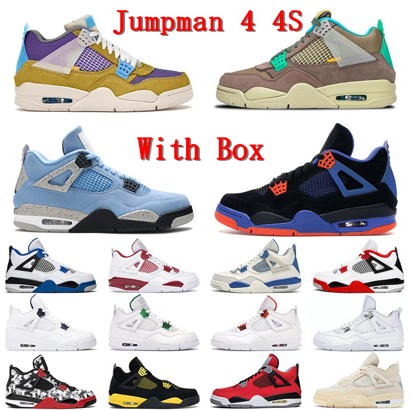 Designer Sport shoes 4 Men Women Basketball New Jumpman Sneakers Size 12 Black Cat Fire Red Bred IV Cactus Jack Trainers36-45
Designer Sport shoes 4 Men Women Basketball New Jumpman Sneakers Size 12 Black Cat Fire Red Bred IV Cactus Jack Trainers36-45