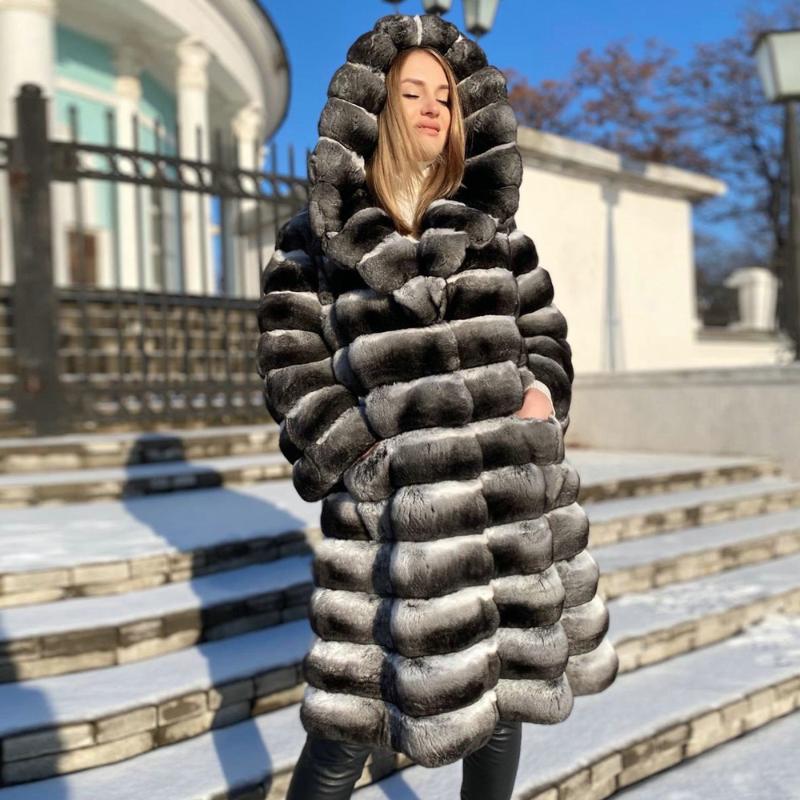 Women's Fur & Faux 100cm Long Real Rex Coat Women Winter Fashion Whole Skin Genuine Coats With Hood Luxury Overcoats, Black
Women's Fur & Faux 100cm Long Real Rex Coat Women Winter Fashion Whole Skin Genuine Coats With Hood Luxury Overcoats, Black