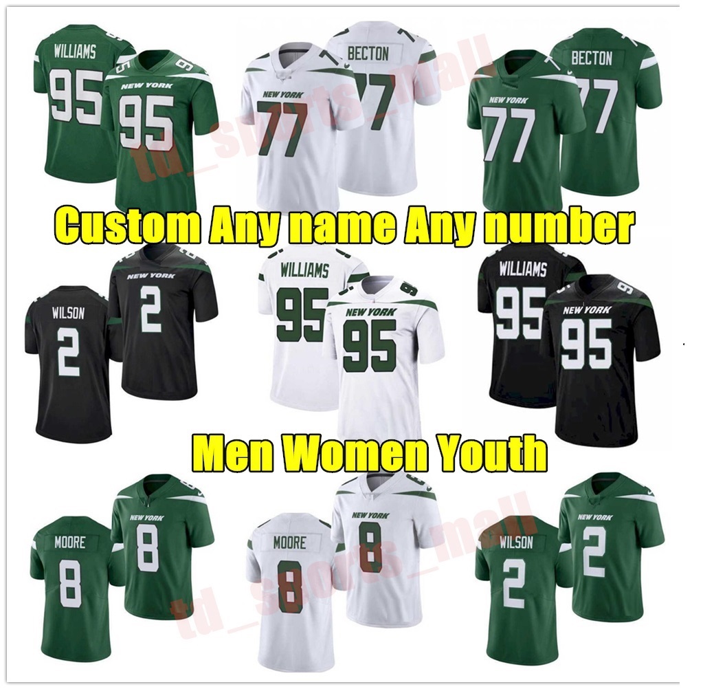 NY 2 Zach Wilson Elijah Moore Custom Men Women Kid Football Jersey Michael Carter Mekhi Becton Mike White Corey Davis Bryce Hall C.J. Mosley, Black;red
NY 2 Zach Wilson Elijah Moore Custom Men Women Kid Football Jersey Michael Carter Mekhi Becton Mike White Corey Davis Bryce Hall C.J. Mosley, Black;red