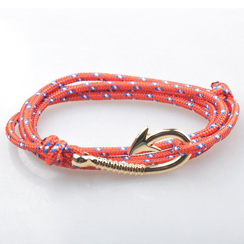 Charm Bracelets Mens Gold Color Anchor MultiLayer For Women Hooks Wristband Woven Navy Style Rope Masculina Jewelry MN221
Charm Bracelets Mens Gold Color Anchor MultiLayer For Women Hooks Wristband Woven Navy Style Rope Masculina Jewelry MN221