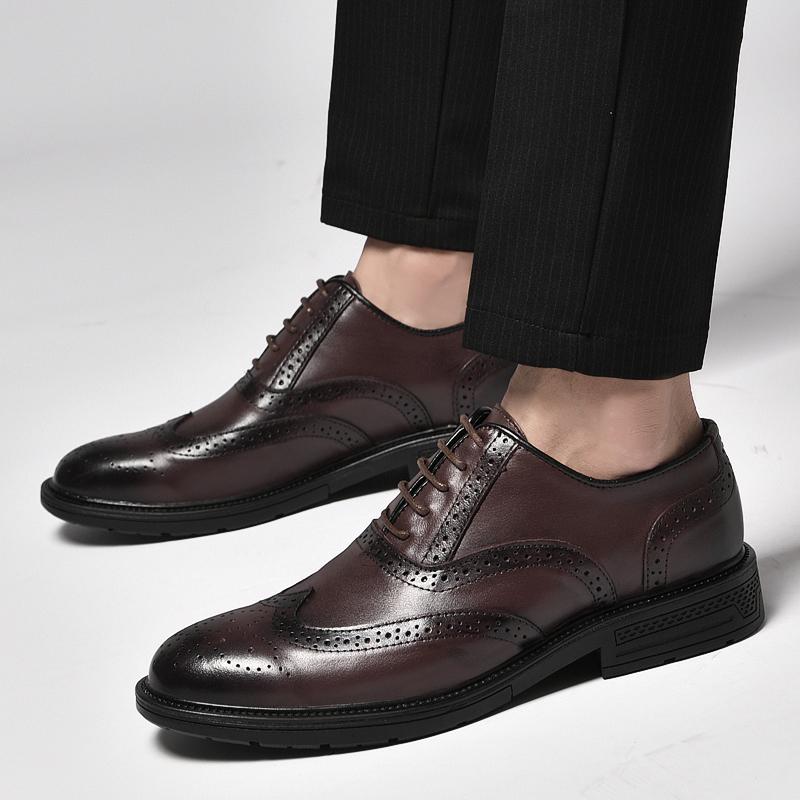 Dress Shoes Men's Shoe Lace Up Genuine Leather Men Wedding Oxfords Outdoor Office Suit Casual Luxury Italian, Black
Dress Shoes Men's Shoe Lace Up Genuine Leather Men Wedding Oxfords Outdoor Office Suit Casual Luxury Italian, Black