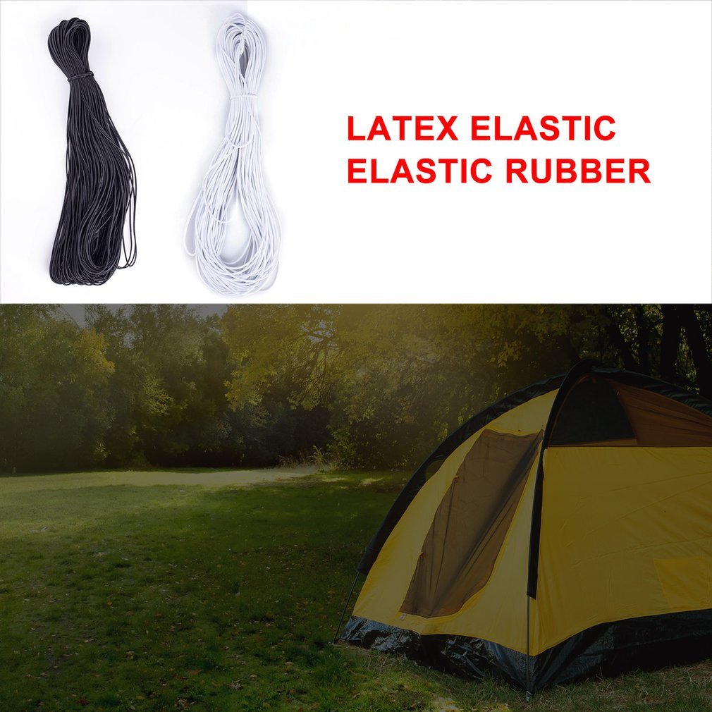 3Mm 10 Tent Poland Connection Rubber Band Elastic Pole Touw Heavy Stretch String Touw And Tie Down Trailer Band Cord