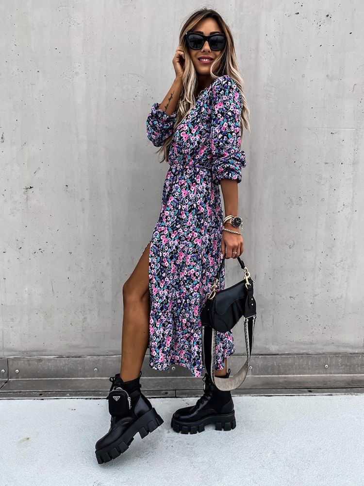 2021autumn v neck long floral dress for women 2021 slim long sleeve casual split print dress female boho elegant maxi party vestidos, Black;gray
2021autumn v neck long floral dress for women 2021 slim long sleeve casual split print dress female boho elegant maxi party vestidos, Black;gray