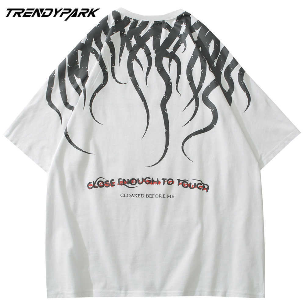 Men's T-shirt Vines Summer Short Sleeve Printed Tee Hip Hop Oversize Cotton Casual Harajuku Streetwear Top Tshirts Clothing 210601