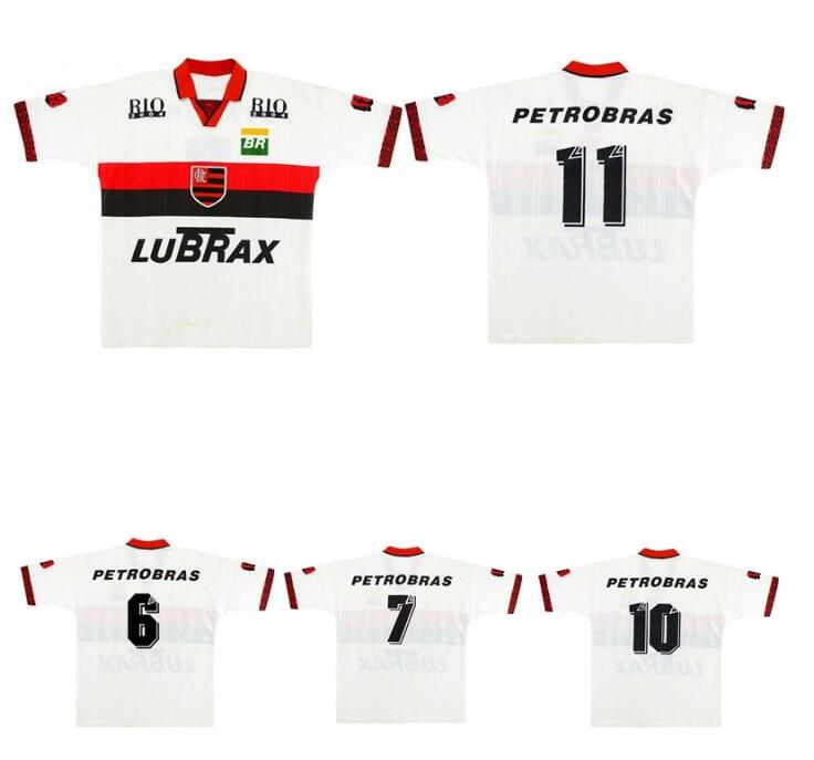 1995 1996 Flamengo retro soccer jersey 95 96 Centenary Amoroso Bebeto Romario Edmundo Gilberto Savio FABINHO vintage football shirt, Black;yellow
1995 1996 Flamengo retro soccer jersey 95 96 Centenary Amoroso Bebeto Romario Edmundo Gilberto Savio FABINHO vintage football shirt, Black;yellow