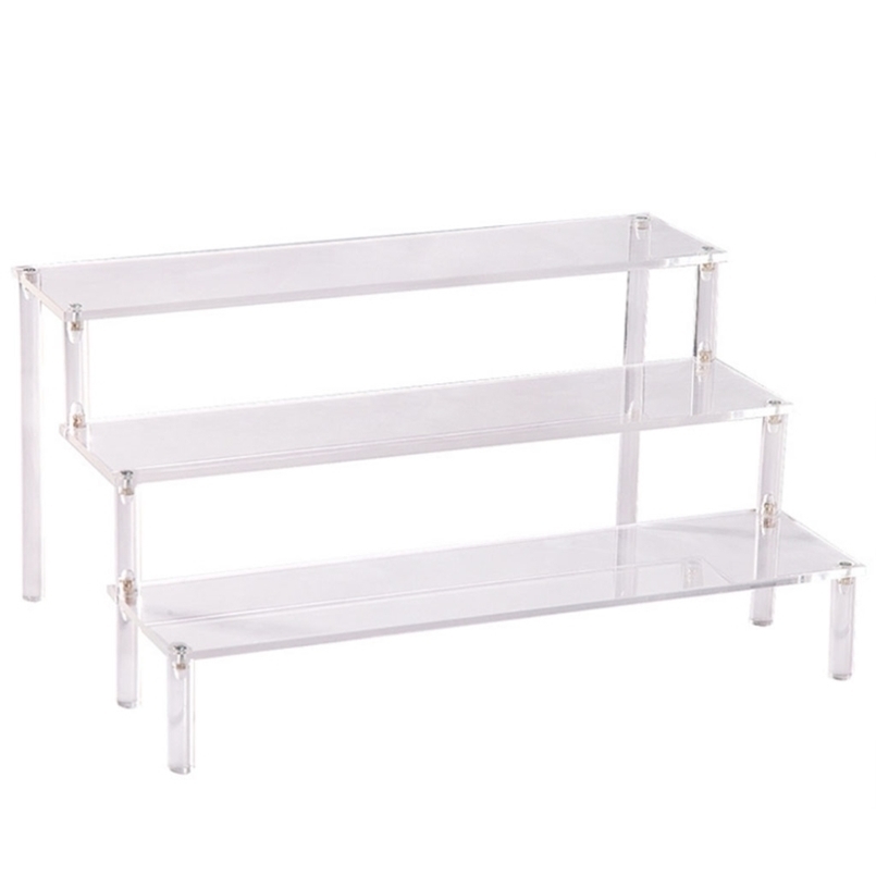 Acrylic Display Stand 3 Tier Riser Shelf Showcase for Action Figures Cupcakes Dessert Candy Treat Drop 211112
Acrylic Display Stand 3 Tier Riser Shelf Showcase for Action Figures Cupcakes Dessert Candy Treat Drop 211112