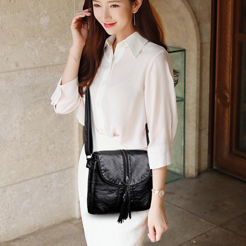 Retro Tassel Shoulder Bag For Women Soft PU Leather Crossbody Black Messenger Flap Lady Handbag Luxury Shopping Purse Cross Body
Retro Tassel Shoulder Bag For Women Soft PU Leather Crossbody Black Messenger Flap Lady Handbag Luxury Shopping Purse Cross Body